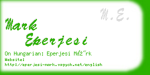 mark eperjesi business card
